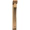 Ekena Millwork Imperial Slat Rough Sawn Bracket w/ Offset Brace, Western Red Cedar, 6"W x 40"D x 44"H BKT0604X40X44IMP06RWR - alternate 4